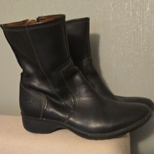 Timberland Waterproof Women's Black Leather Ankle Boots